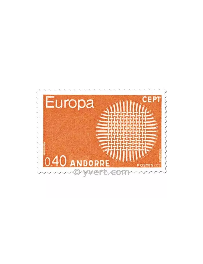 n° 202/203 -  Timbre Andorre Poste