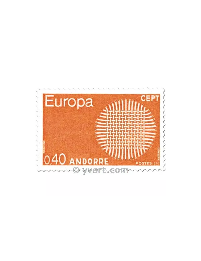 n° 202/203 -  Timbre Andorre Poste