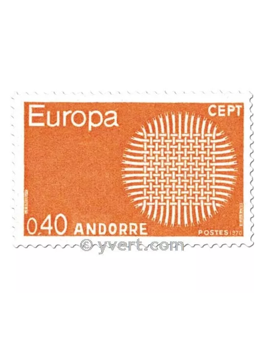 n° 202/203 -  Timbre Andorre Poste