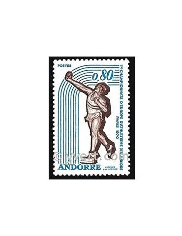n° 205 -  Timbre Andorre Poste