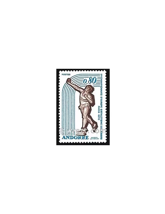 n° 205 -  Timbre Andorre Poste
