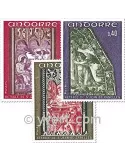 n° 206/208 -  Timbre Andorre Poste