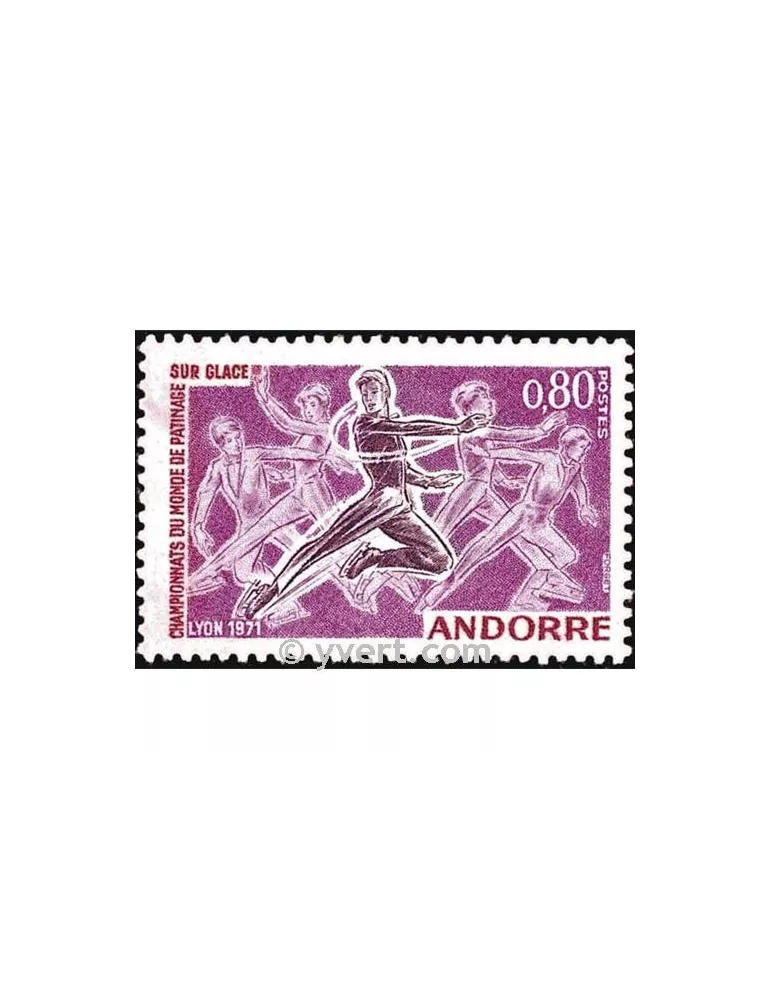 n° 209 -  Timbre Andorre Poste
