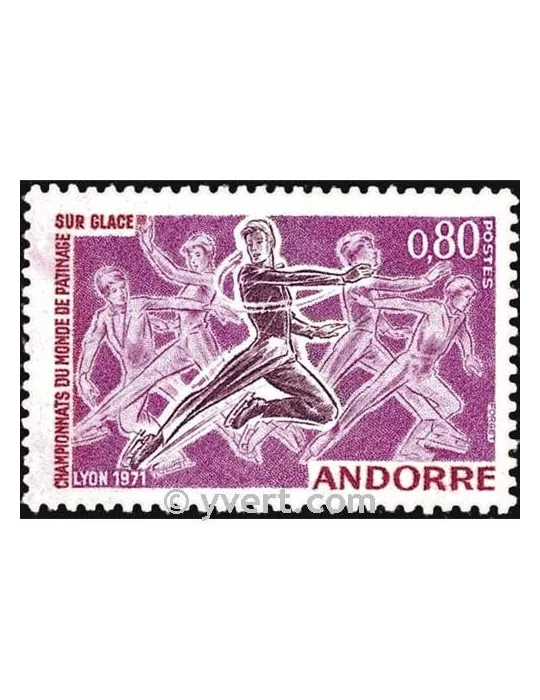 n° 209 -  Timbre Andorre Poste