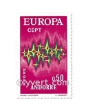 n° 217/218 -  Timbre Andorre Poste