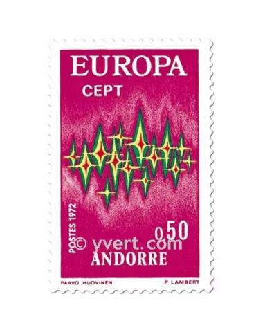 n° 217/218 -  Timbre Andorre Poste 2