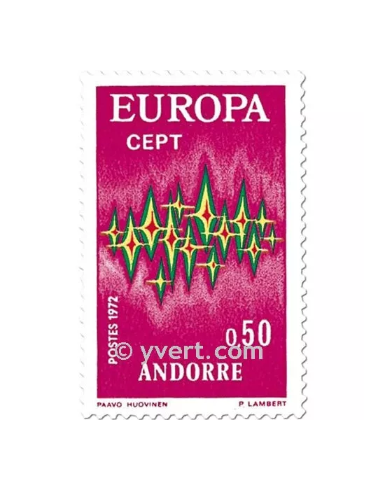 n° 217/218 -  Timbre Andorre Poste
