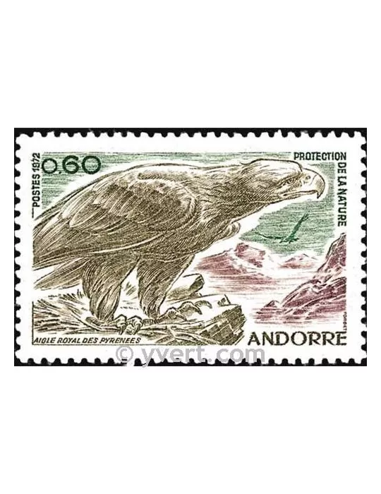 n° 219 -  Timbre Andorre Poste