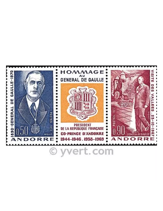 n° 225A -  Timbre Andorre Poste