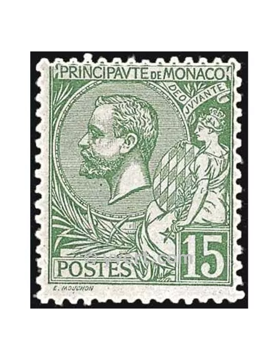 n° 44 -  Timbre Monaco Poste