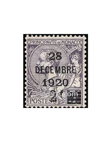n° 50 -  Timbre Monaco Poste