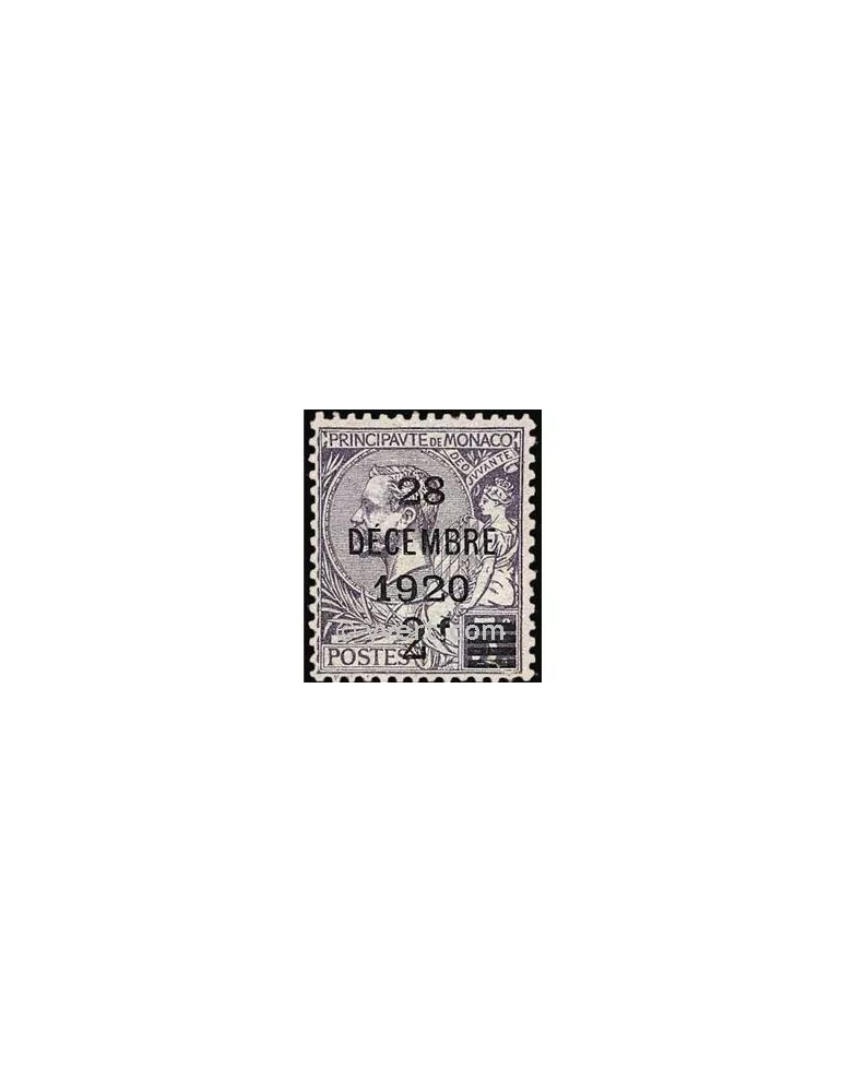 n° 50 -  Timbre Monaco Poste