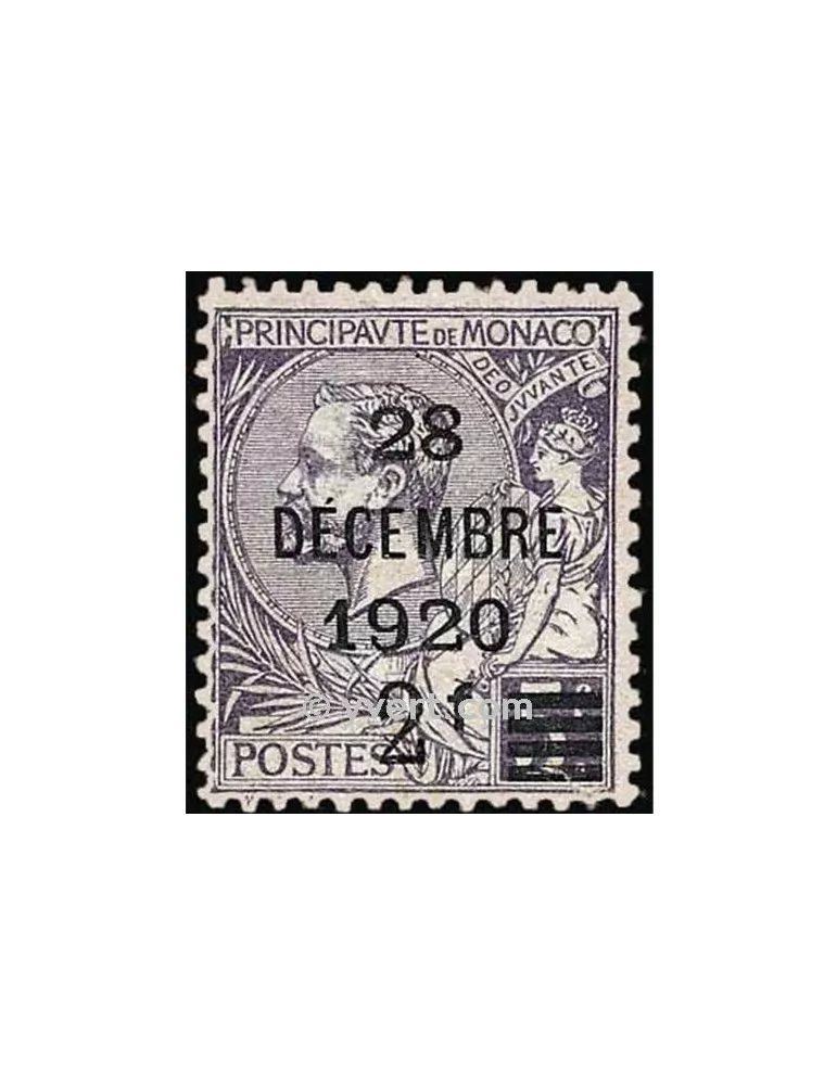 n° 50 -  Timbre Monaco Poste