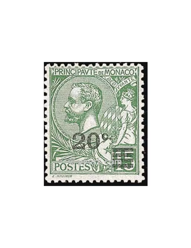 n° 51 -  Timbre Monaco Poste