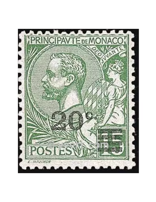 n° 51 -  Timbre Monaco Poste