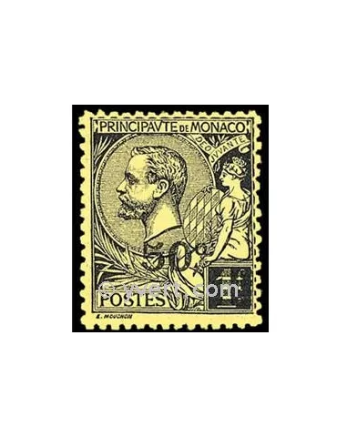 n° 53 -  Timbre Monaco Poste