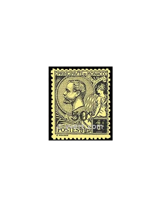 n° 53 -  Timbre Monaco Poste