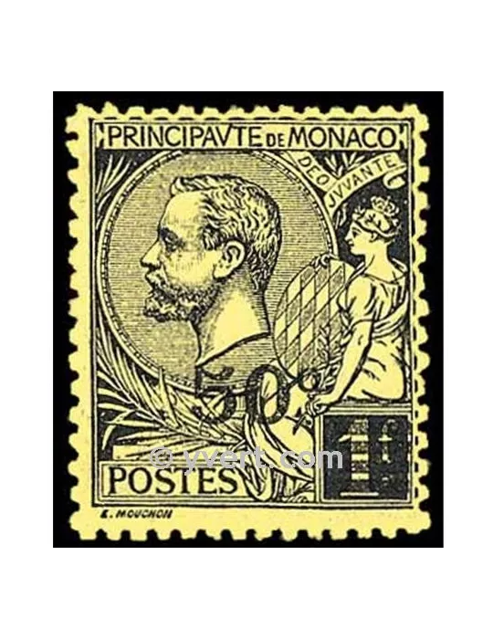 n° 53 -  Timbre Monaco Poste