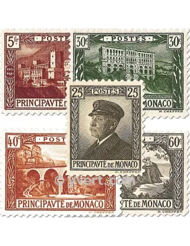 n° 54/64 -  Timbre Monaco Poste 2