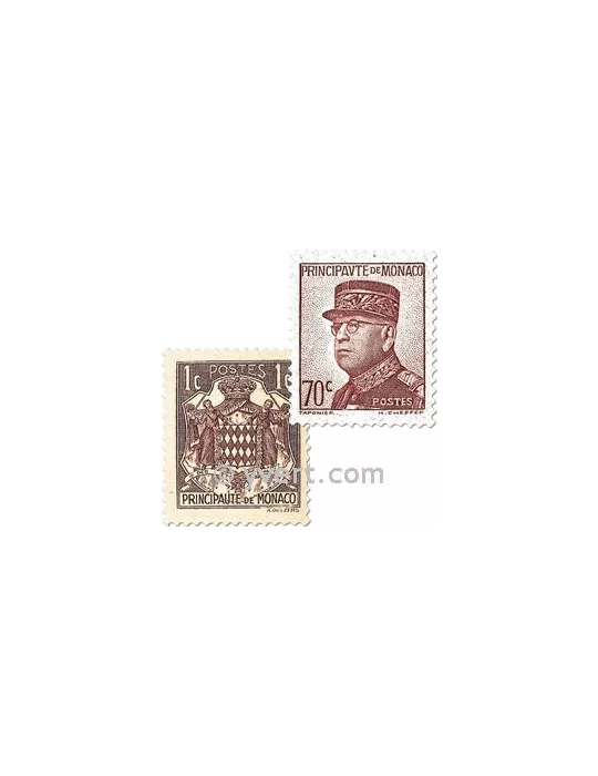 n° 154/166 -  Timbre Monaco Poste
