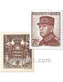 n° 154/166 -  Timbre Monaco Poste