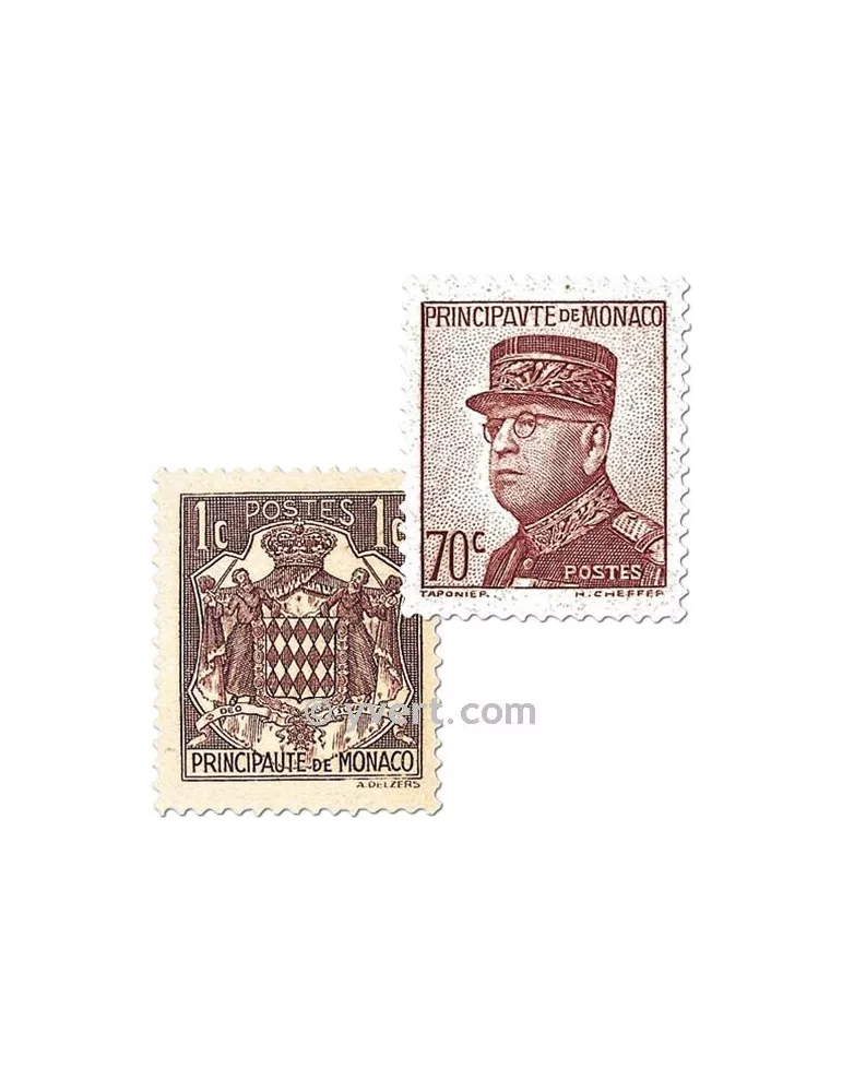 n° 154/166 -  Timbre Monaco Poste