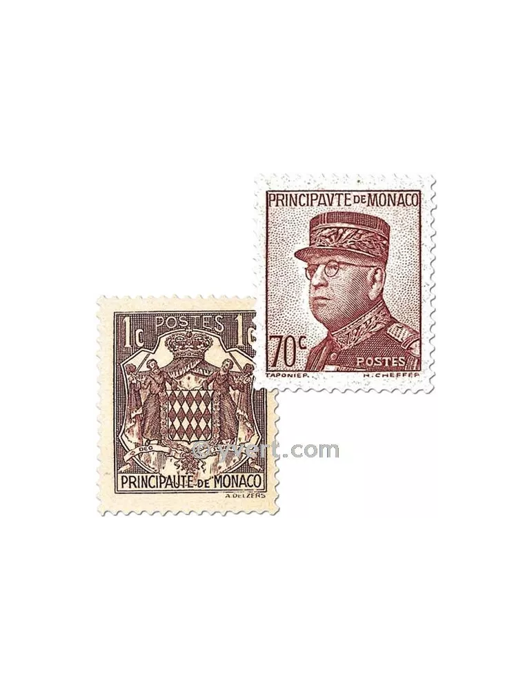 n° 154/166 -  Timbre Monaco Poste