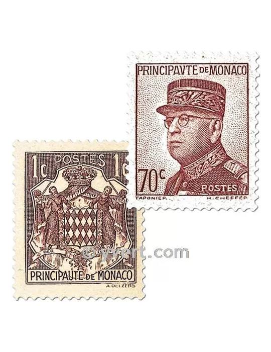 n° 154/166 -  Timbre Monaco Poste