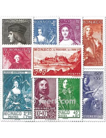 n° 185/194 -  Timbre Monaco Poste 2