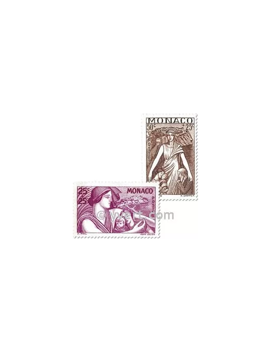 n° 215/224 -  Timbre Monaco Poste