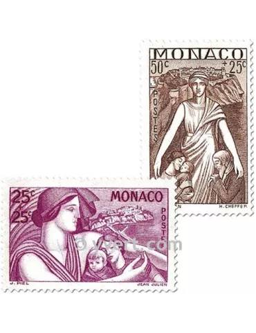 n° 215/224 -  Timbre Monaco Poste 2