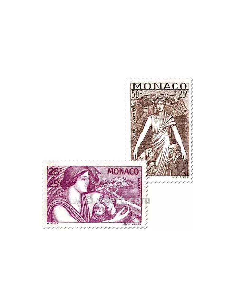 n° 215/224 -  Timbre Monaco Poste