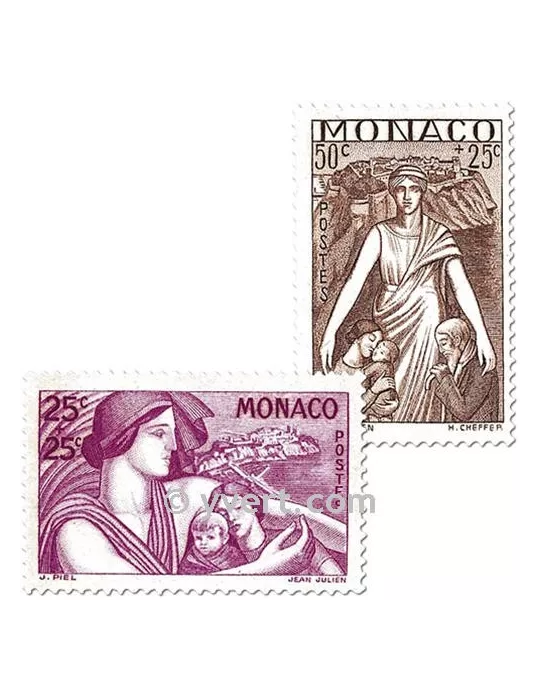 n° 215/224 -  Timbre Monaco Poste