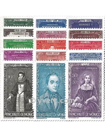 n° 234/248 -  Timbre Monaco Poste 2