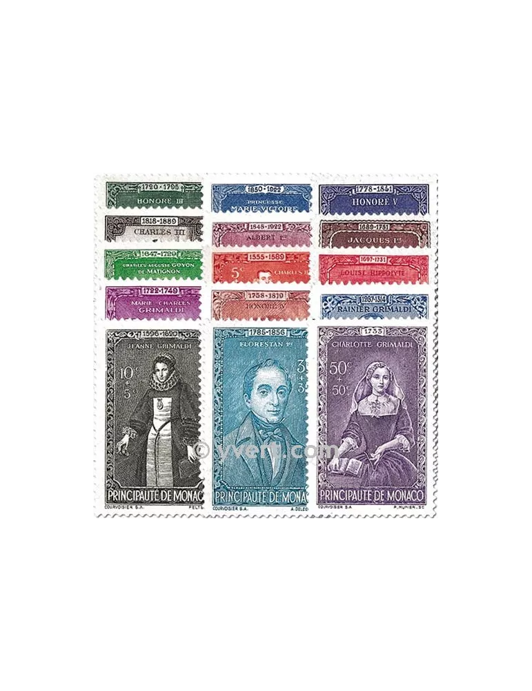 n° 234/248 -  Timbre Monaco Poste