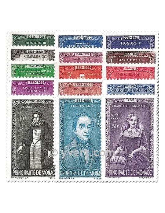 n° 234/248 -  Timbre Monaco Poste
