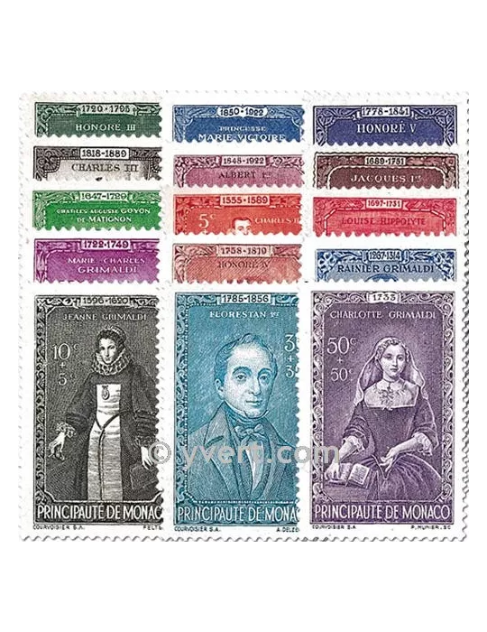 n° 234/248 -  Timbre Monaco Poste
