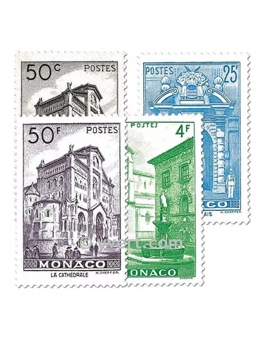 n° 307/313C -  Timbre Monaco Poste