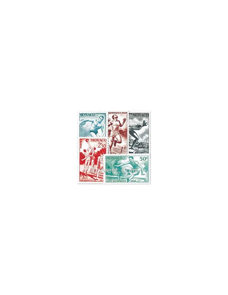 n° 319/323 -  Timbre Monaco Poste