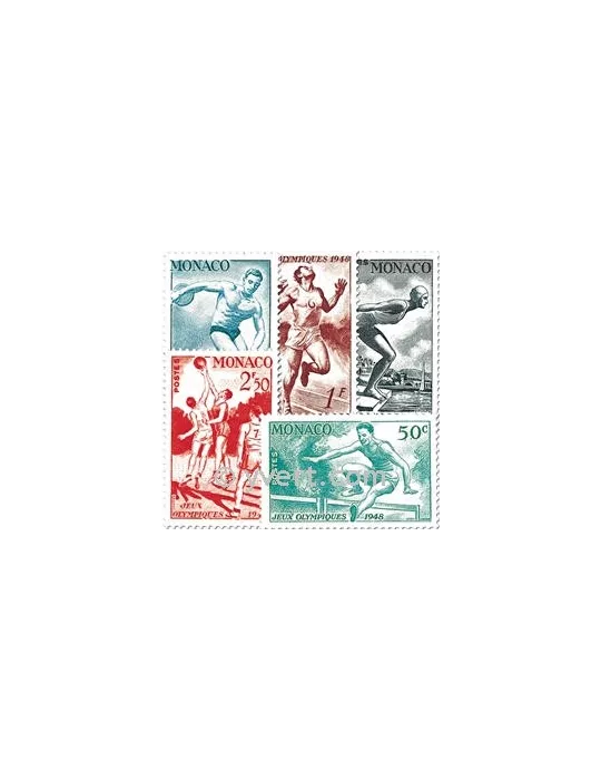 n° 319/323 -  Timbre Monaco Poste