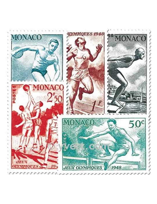 n° 319/323 -  Timbre Monaco Poste
