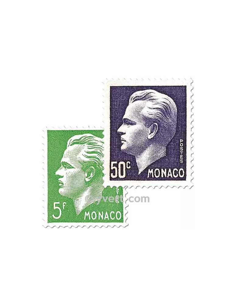n° 344/350 -  Timbre Monaco Poste