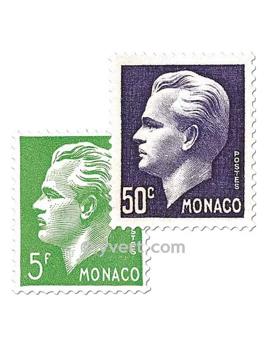 n° 344/350 -  Timbre Monaco Poste
