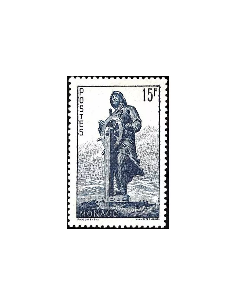 n° 351 -  Timbre Monaco Poste