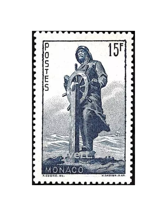 n° 351 -  Timbre Monaco Poste