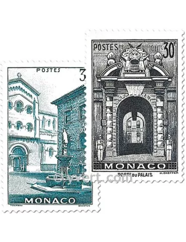 n° 369/370 -  Timbre Monaco Poste 2