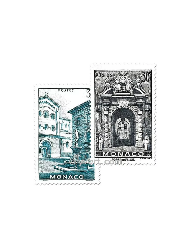 n° 369/370 -  Timbre Monaco Poste