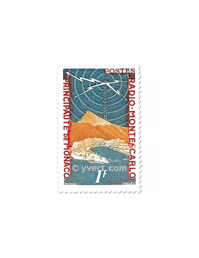 n° 376/378 -  Timbre Monaco Poste