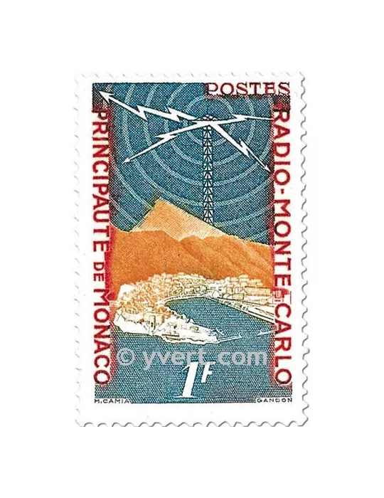 n° 376/378 -  Timbre Monaco Poste