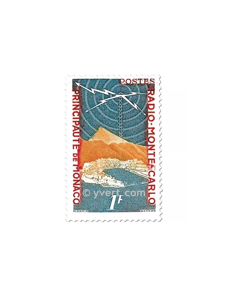 n° 376/378 -  Timbre Monaco Poste